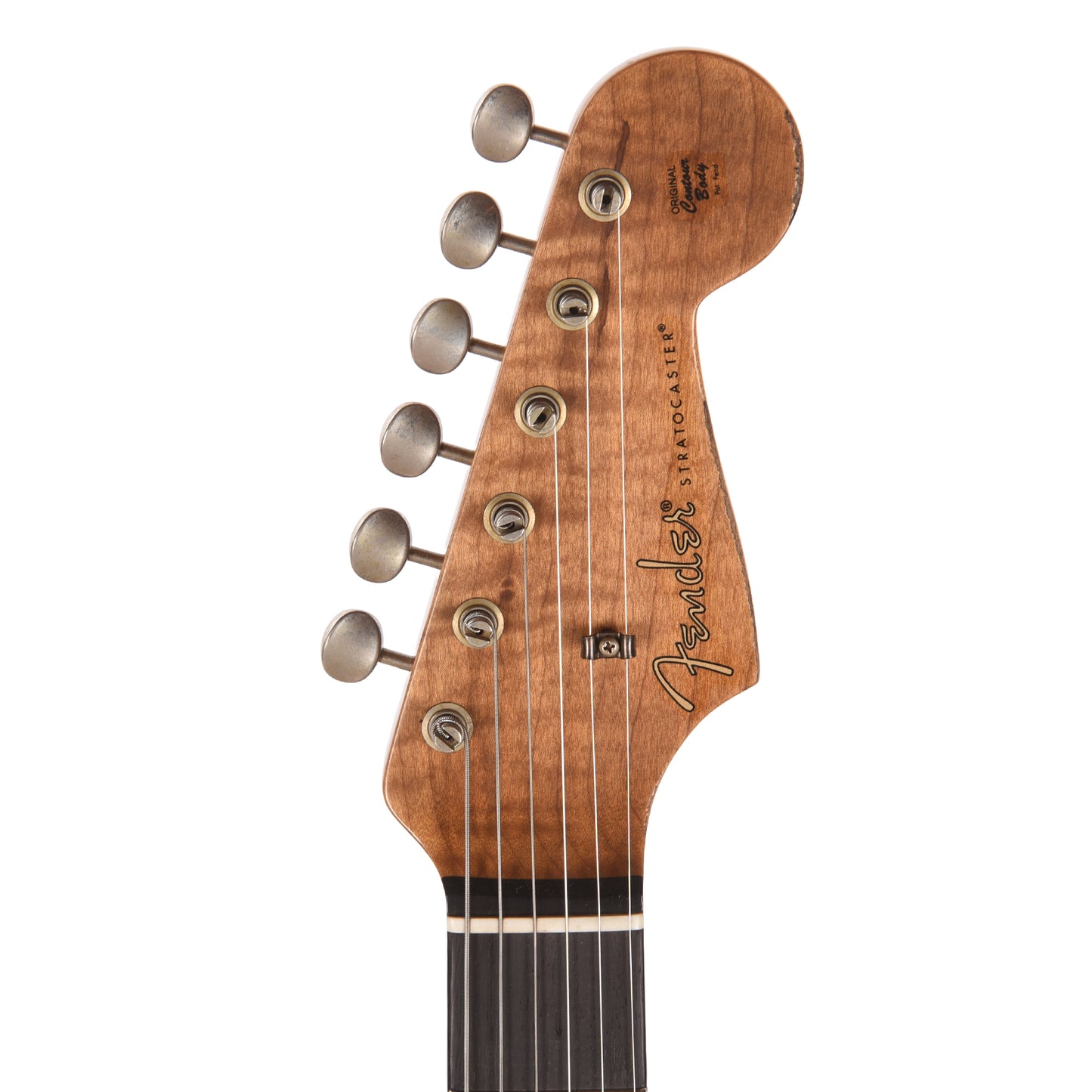 Fender Custom Shop Artisan Dual P90 Stratocaster Flame Maple Top & 1-Piece Vintage Michigan Mahogany Body Aged Violin Burst Relic Electric Guitars / Solid Body