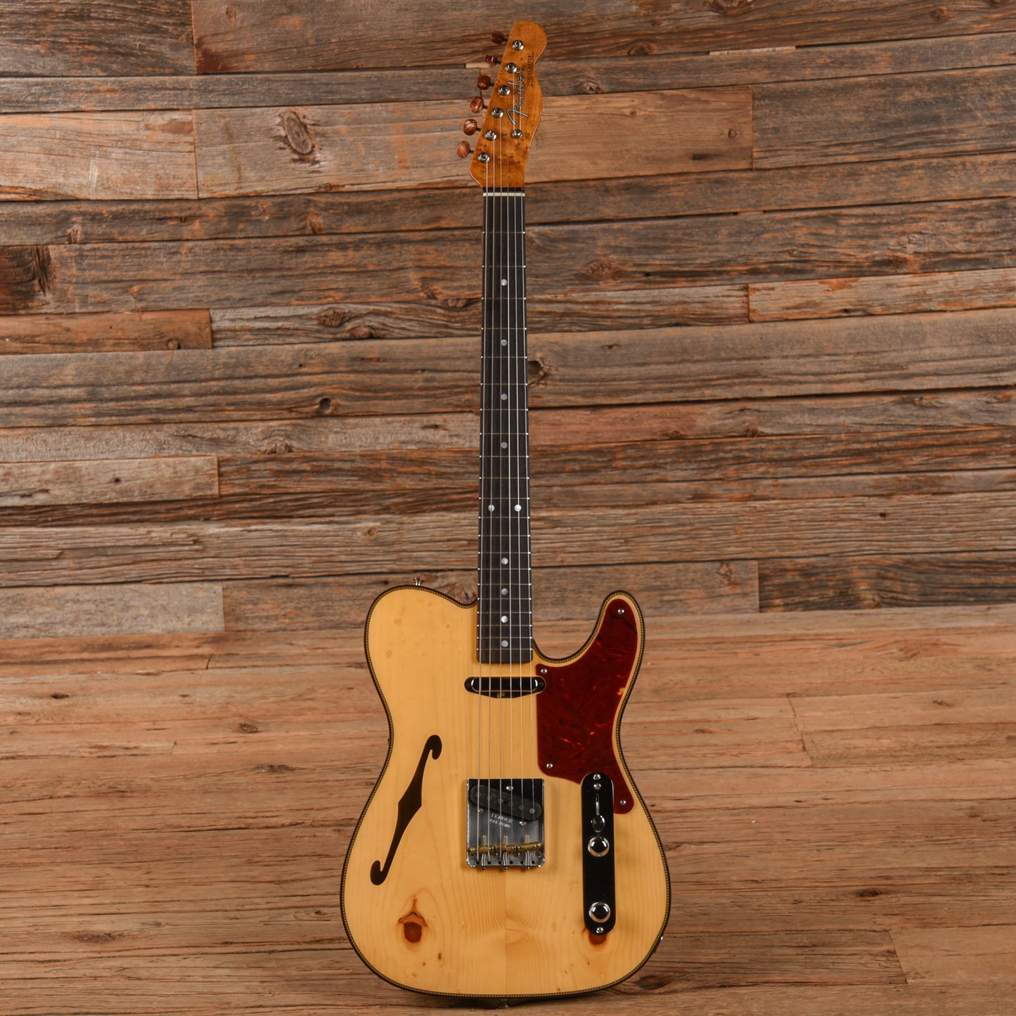 Fender Custom Shop Artisan Knotty Pine Telecaster Thinline Natural 2024 Electric Guitars / Solid Body