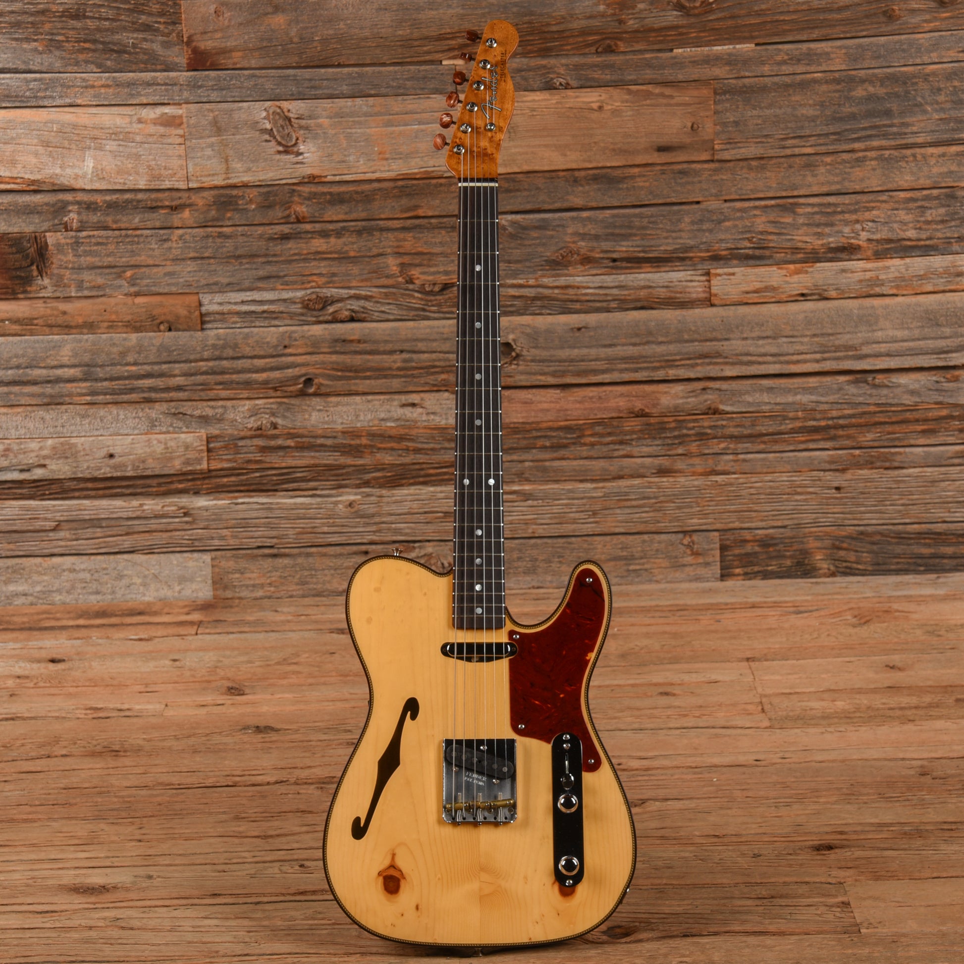 Fender Custom Shop Artisan Knotty Pine Telecaster Thinline Natural 2024 Electric Guitars / Solid Body