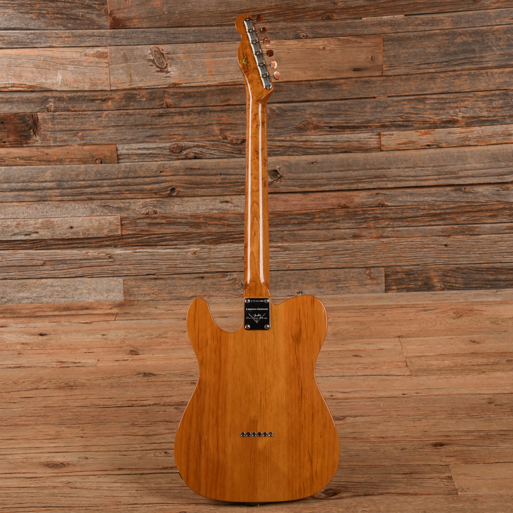 Fender Custom Shop Artisan Knotty Pine Telecaster Thinline Natural 2024 Electric Guitars / Solid Body