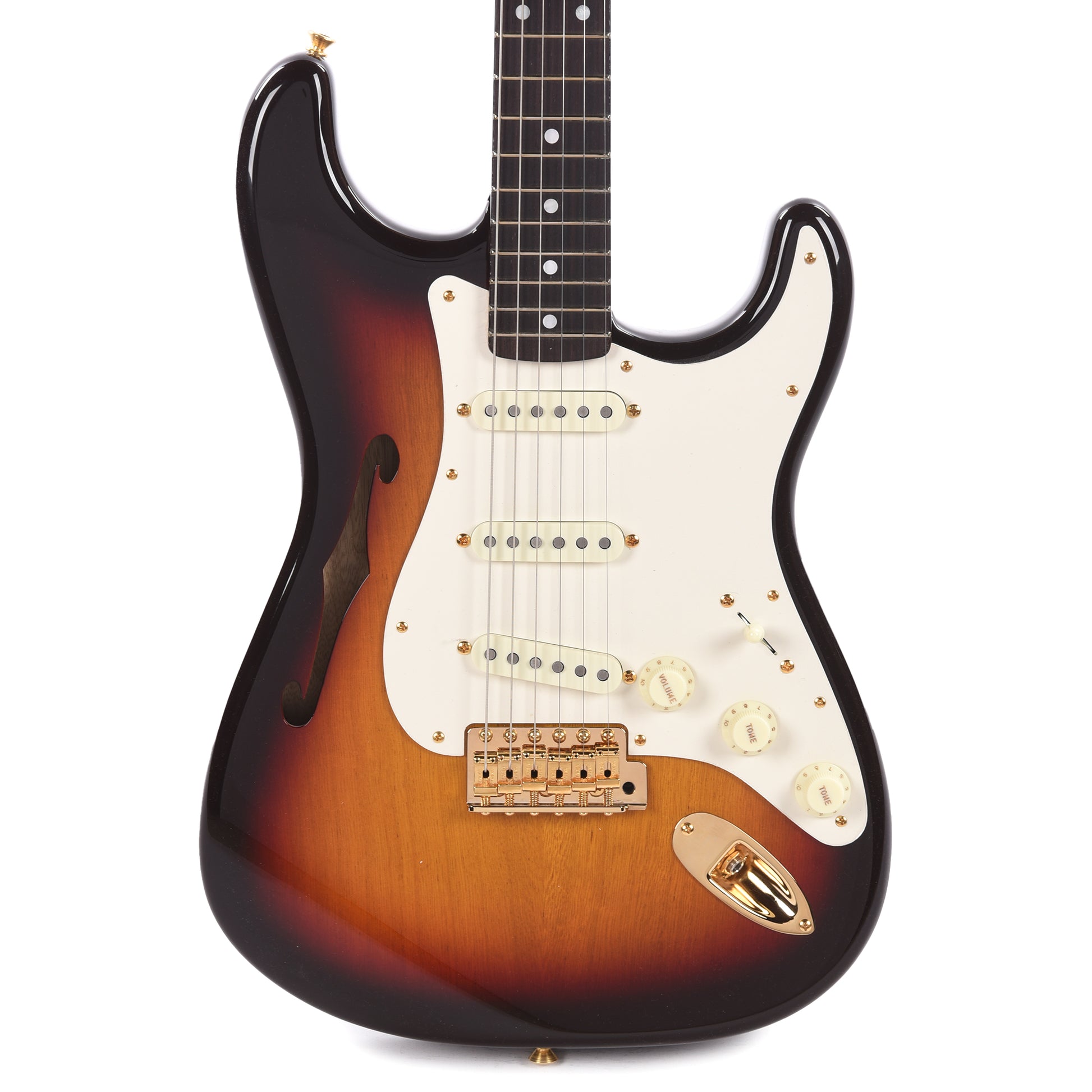 Fender Custom Shop Artisan Korina Stratocaster Chocolate 3-Color Sunburst Electric Guitars / Solid Body