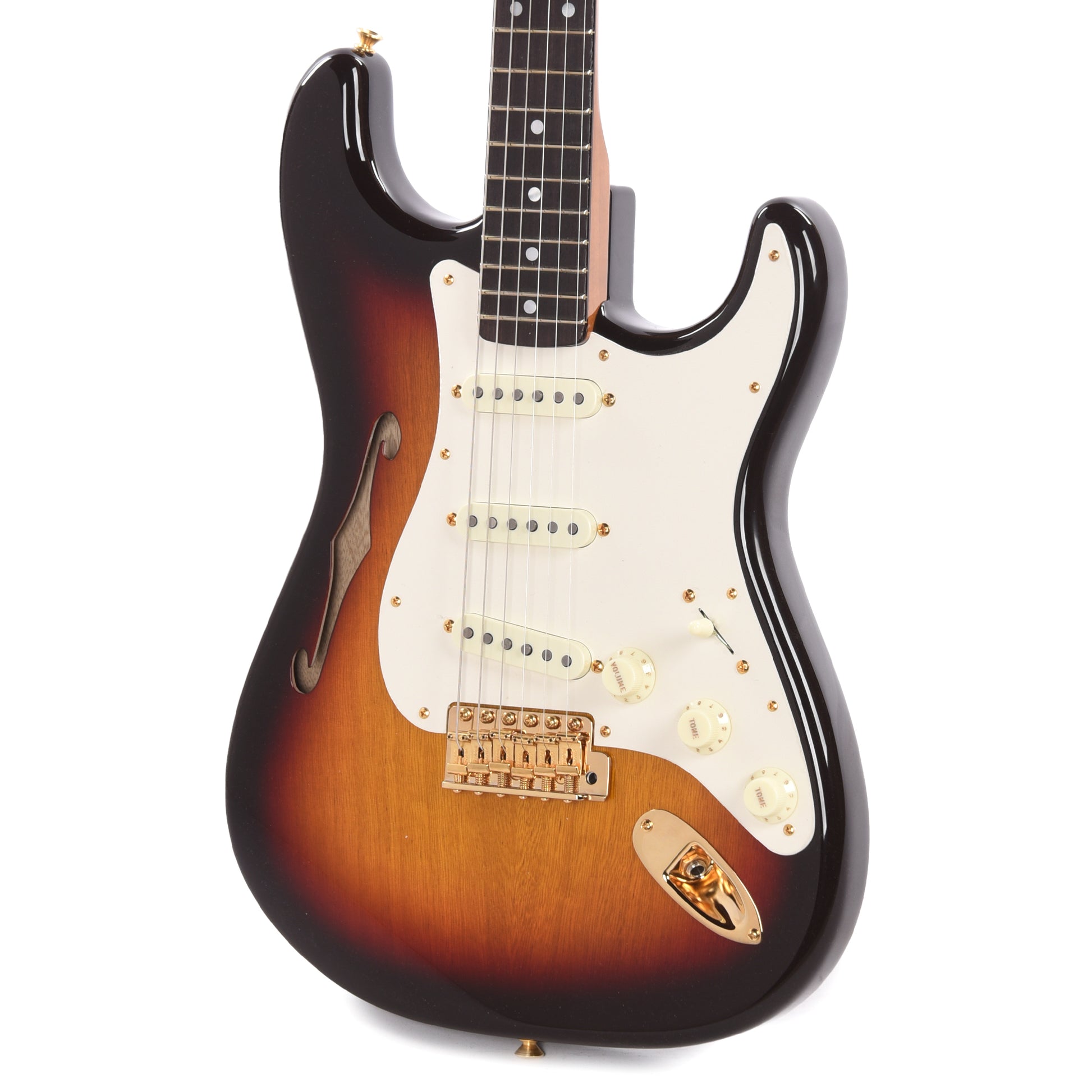 Fender Custom Shop Artisan Korina Stratocaster Chocolate 3-Color Sunburst Electric Guitars / Solid Body