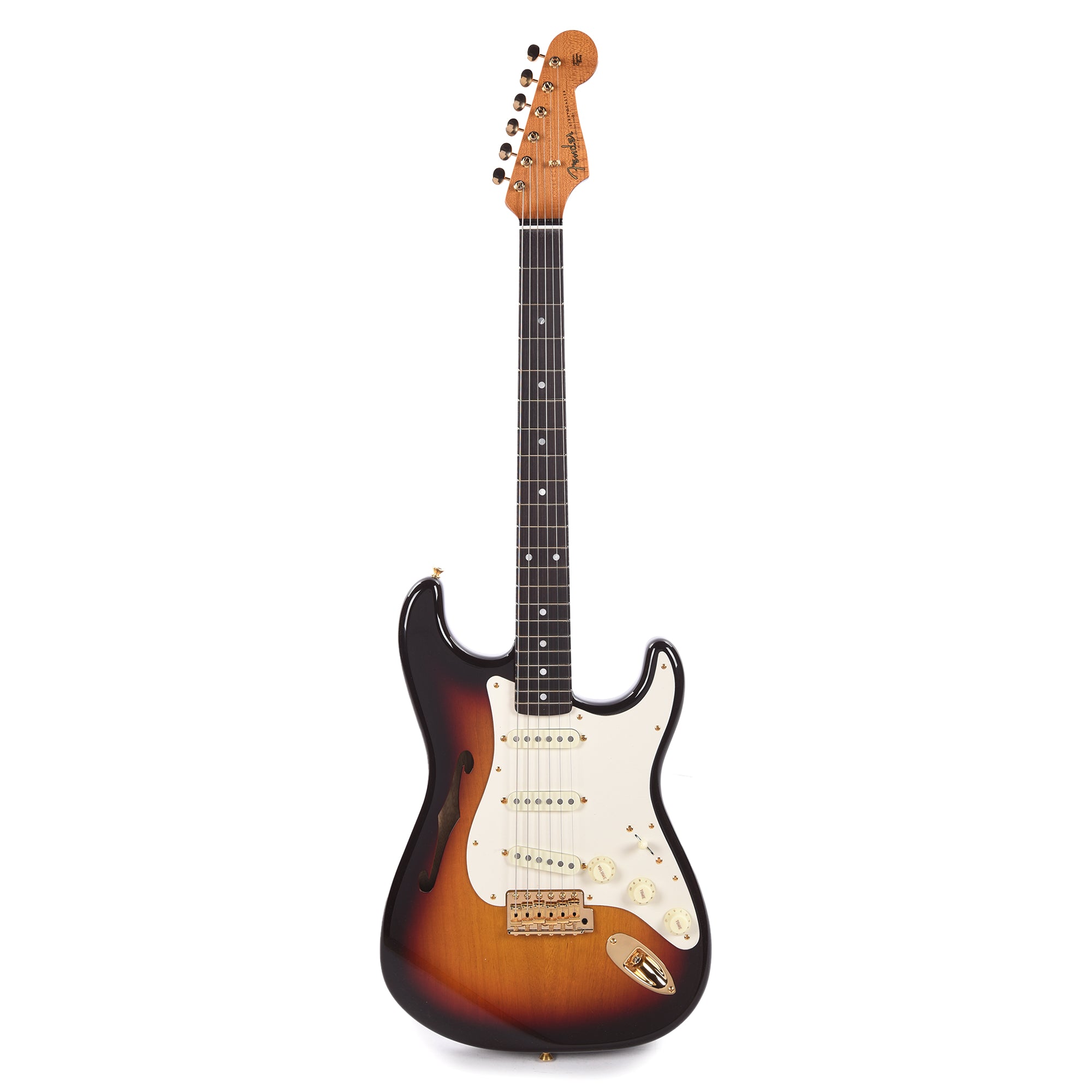 Fender Custom Shop Artisan Korina Stratocaster Chocolate 3-Color Sunburst Electric Guitars / Solid Body