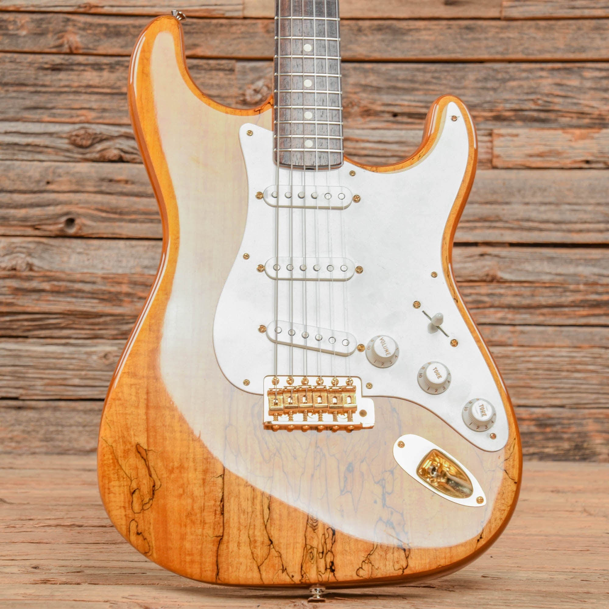 Fender Custom Shop Artisan Spalted Maple Stratocaster (w/ 1997 Custom shop Fender neck) Natural 2018 Electric Guitars / Solid Body