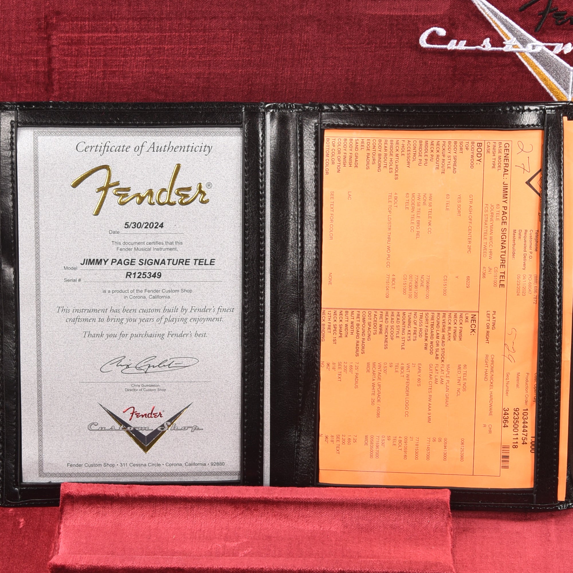 Fender Custom Shop Artist Jimmy Page Signature Telecaster Journeyman Relic White Blonde Electric Guitars / Solid Body