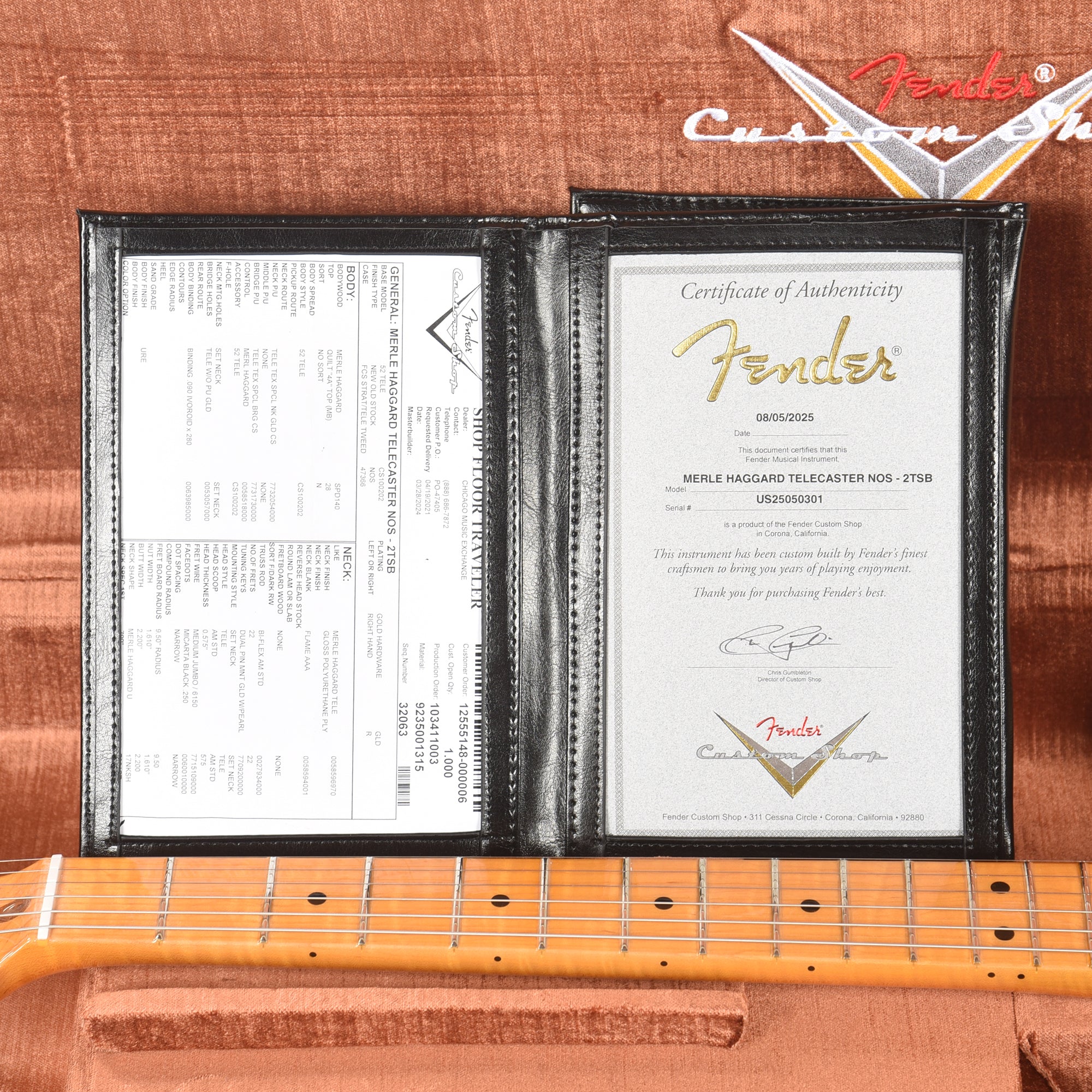 Fender Custom Shop Artist Merle Haggard Signature Telecaster 2-Color Sunburst Electric Guitars / Solid Body