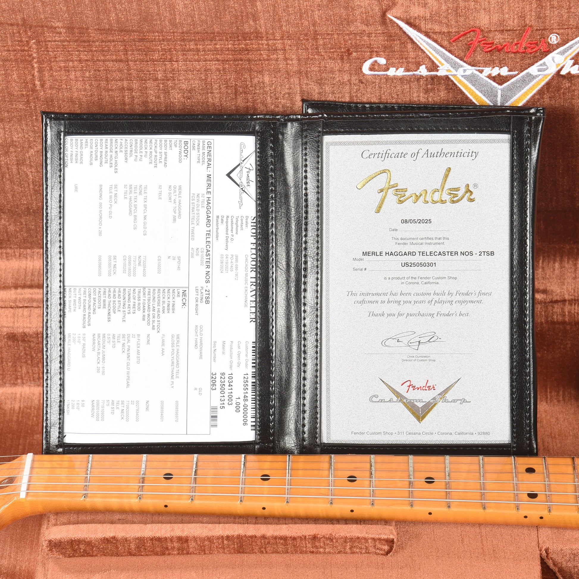 Fender Custom Shop Artist Merle Haggard Signature Telecaster 2-Color Sunburst Electric Guitars / Solid Body