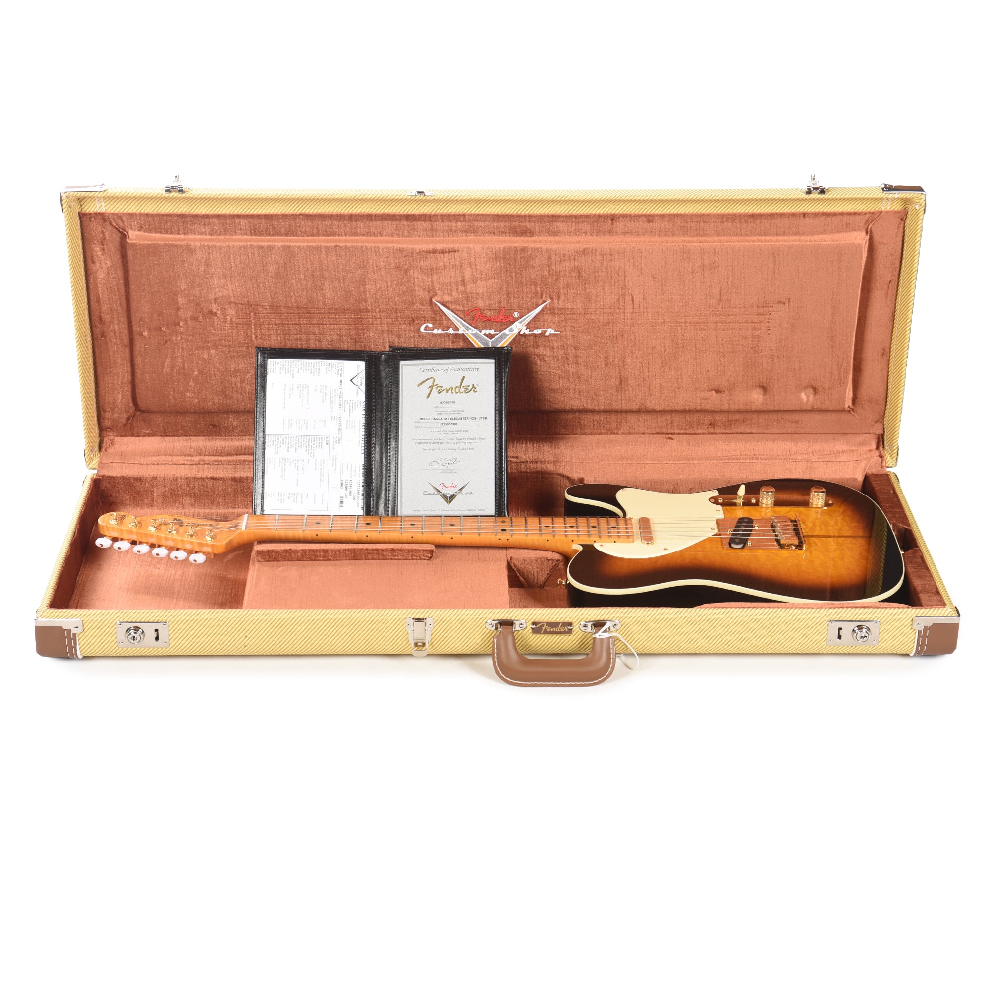 Fender Custom Shop Artist Merle Haggard Signature Telecaster 2-Color Sunburst Electric Guitars / Solid Body