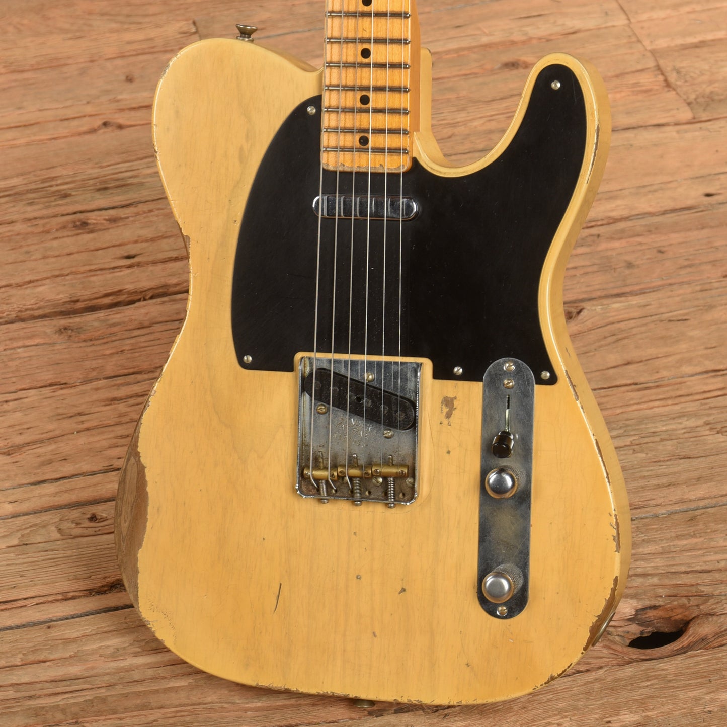 Fender Custom Shop Austin MacNutt Masterbuilt '52 Telecaster Relic "Chicago Special" Faded Aged Nocaster Blonde 2023 Electric Guitars / Solid Body