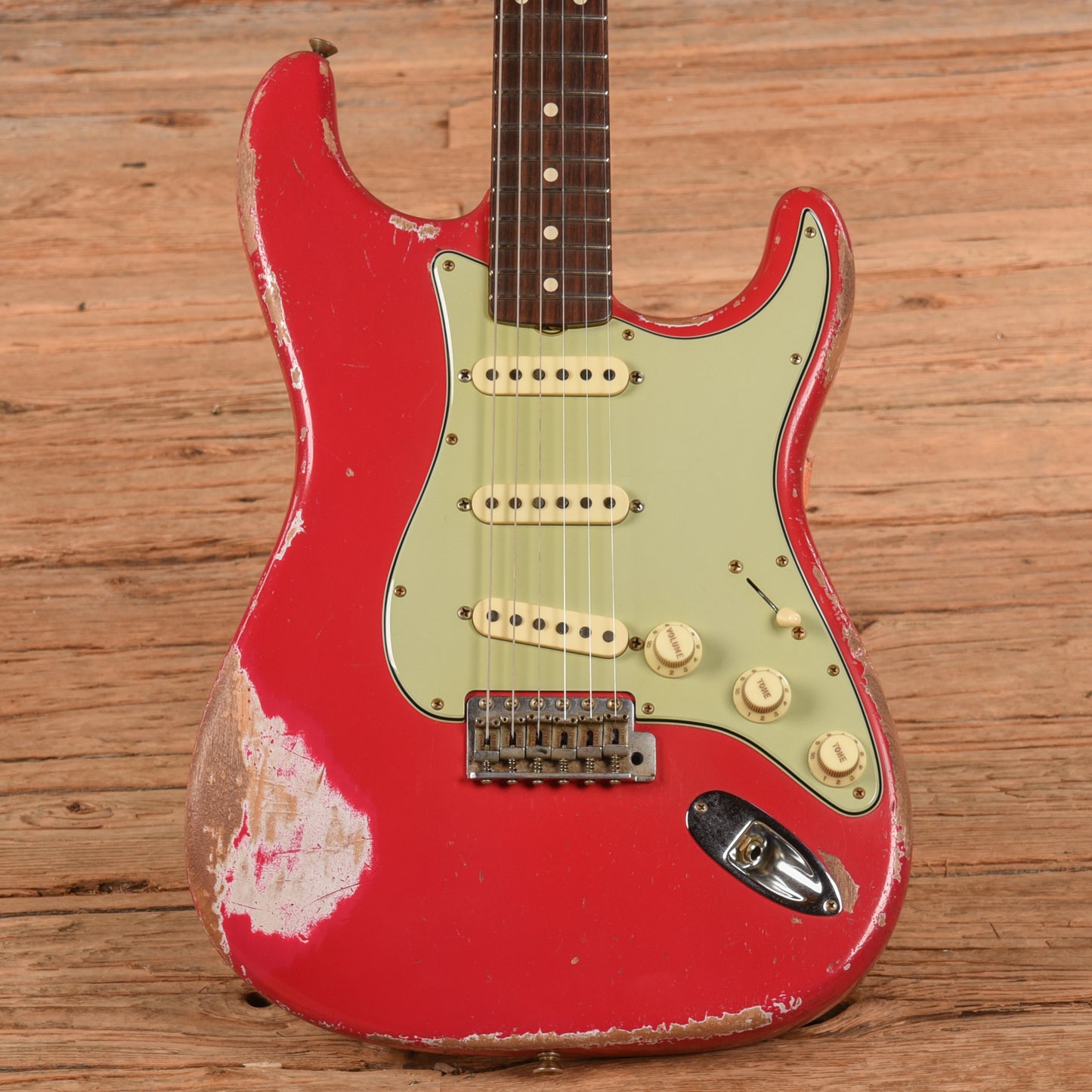 Fender Custom Shop Austin MacNutt Masterbuilt '60 Stratocaster Super Heavy Relic Fiesta Red 2024 Electric Guitars / Solid Body
