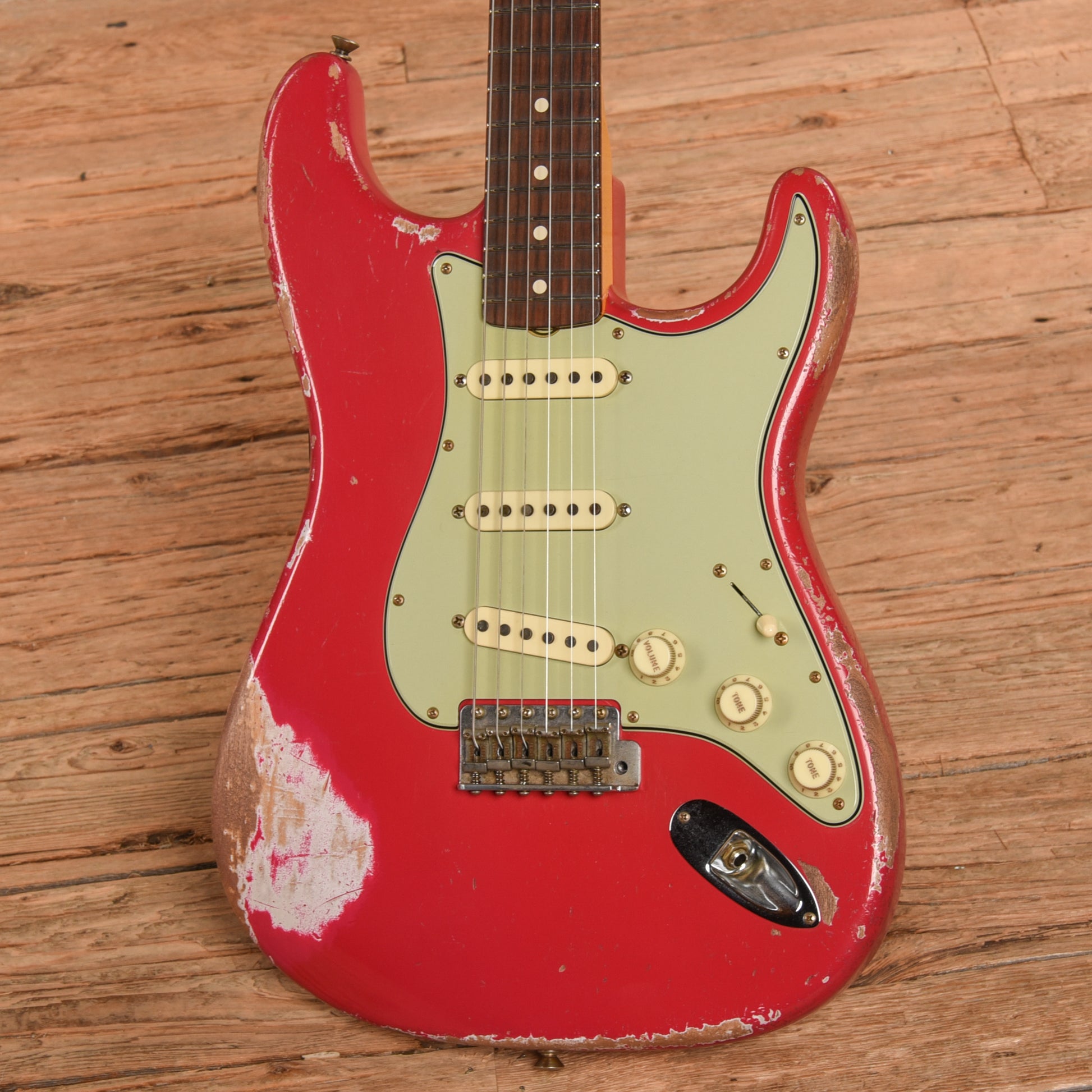 Fender Custom Shop Austin MacNutt Masterbuilt '60 Stratocaster Super Heavy Relic Fiesta Red 2024 Electric Guitars / Solid Body