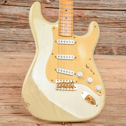Fender Custom Shop Bone Tone '55 Stratocaster Relic Aged Honey Blonde 2023 Electric Guitars / Solid Body