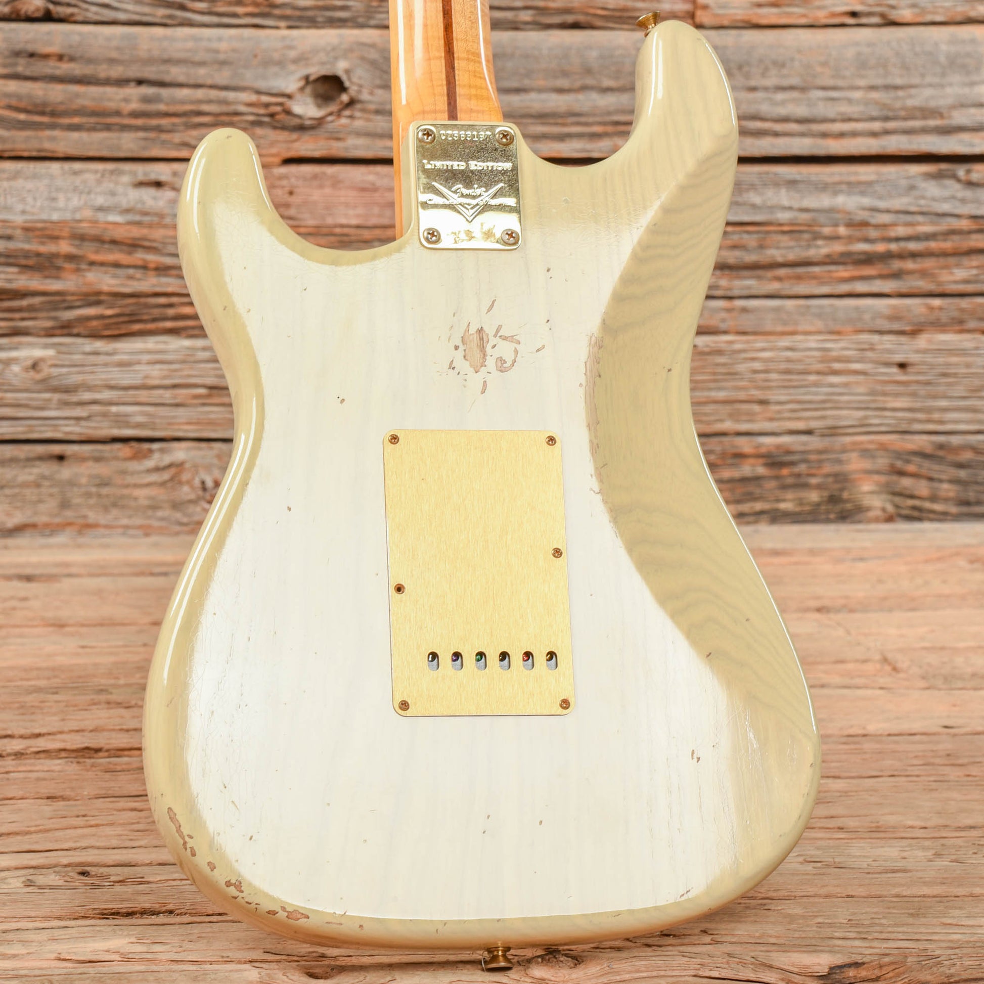 Fender Custom Shop Bone Tone '55 Stratocaster Relic Aged Honey Blonde 2023 Electric Guitars / Solid Body