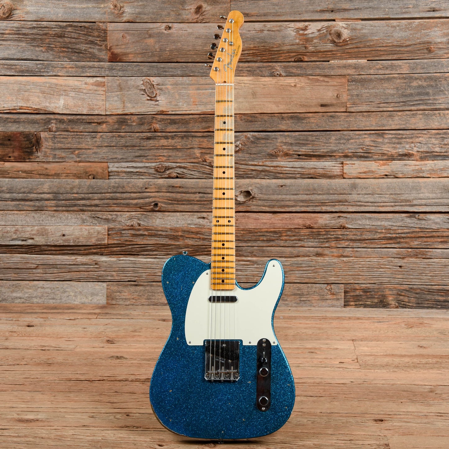 Fender Custom Shop Chicago Special 55 Telecaster Reissue Journeyman Relic Aged Blue Sparkle 2019 Electric Guitars / Solid Body