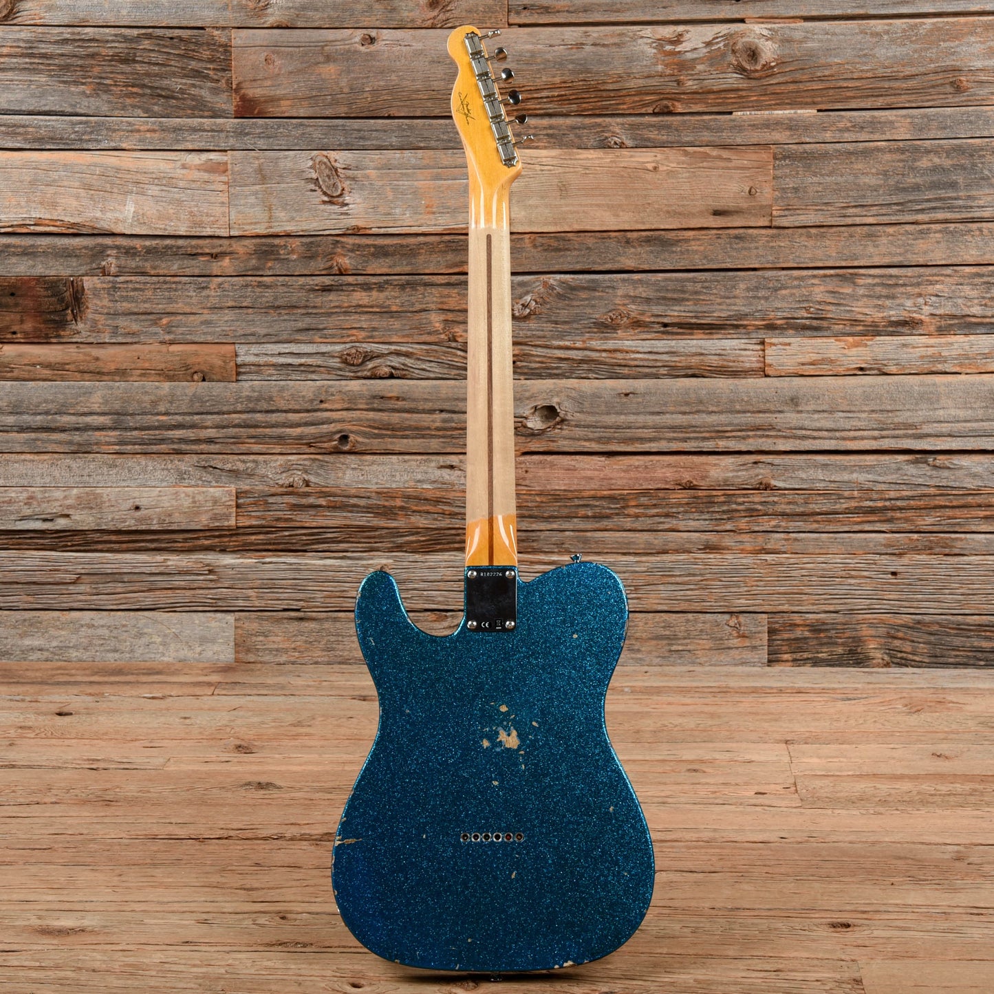 Fender Custom Shop Chicago Special 55 Telecaster Reissue Journeyman Relic Aged Blue Sparkle 2019 Electric Guitars / Solid Body