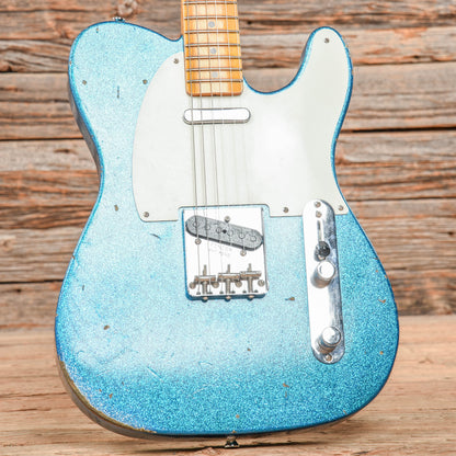 Fender Custom Shop Chicago Special 55 Telecaster Reissue Journeyman Relic Aged Blue Sparkle 2019 Electric Guitars / Solid Body