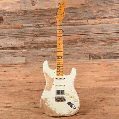 Fender Custom Shop "Chicago Special" '57 Stratocaster Super Heavy Relic Aged Olympic White 2021 Electric Guitars / Solid Body