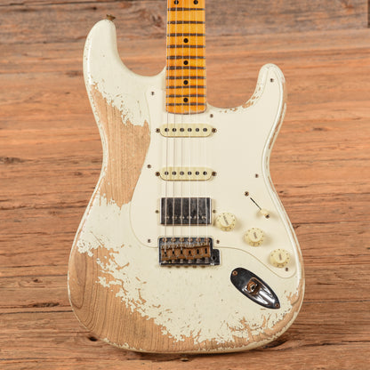 Fender Custom Shop "Chicago Special" '57 Stratocaster Super Heavy Relic Aged Olympic White 2021 Electric Guitars / Solid Body