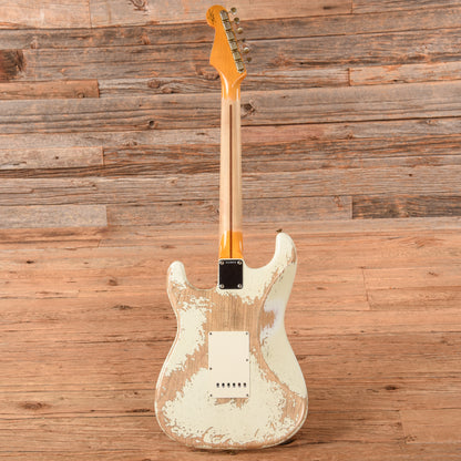 Fender Custom Shop "Chicago Special" '57 Stratocaster Super Heavy Relic Aged Olympic White 2021 Electric Guitars / Solid Body
