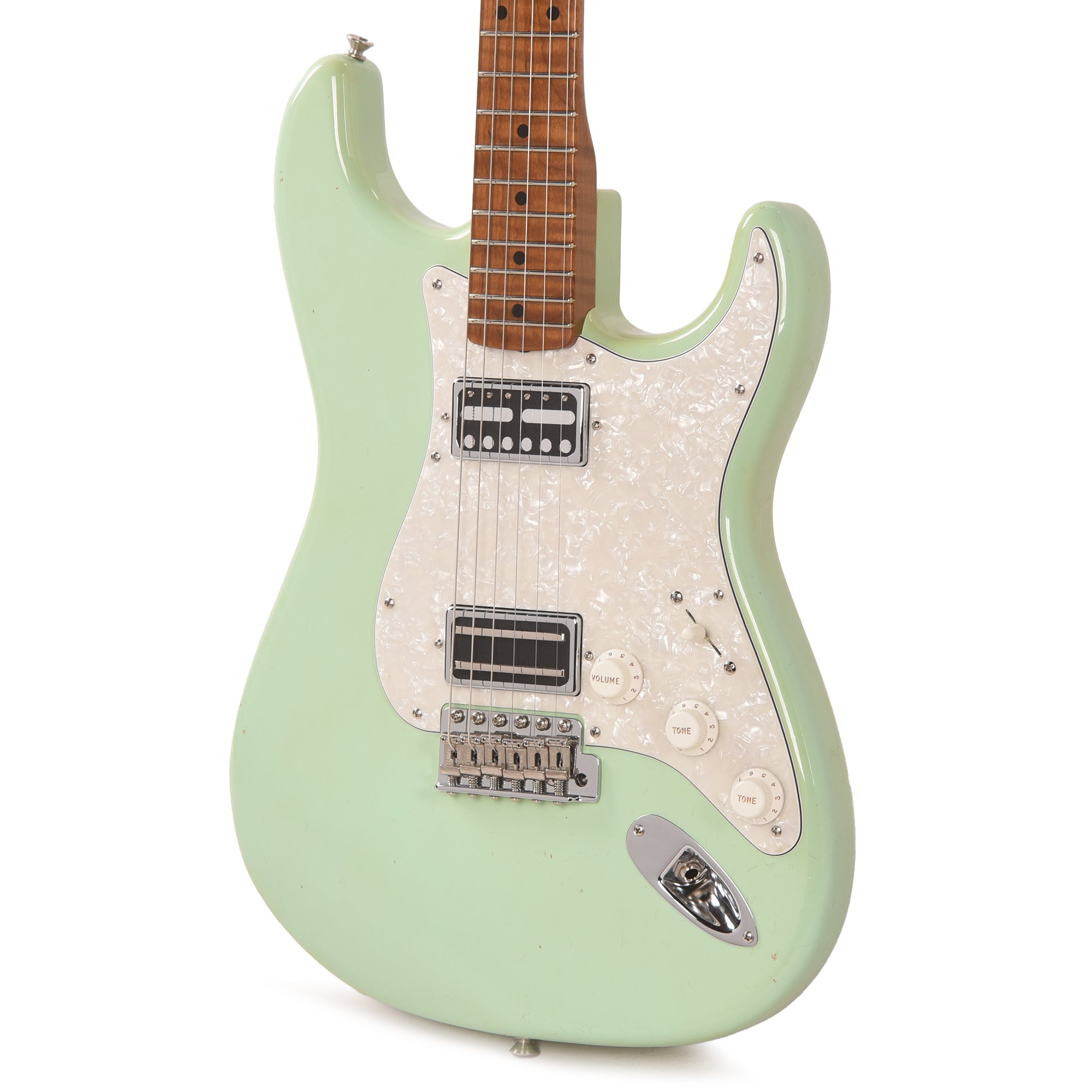 Fender Custom Shop Custom '50s Stratocaster HH Relic Aged Surf Green Apprentice Built by Dylan Del Pizzo-Howell Electric Guitars / Solid Body