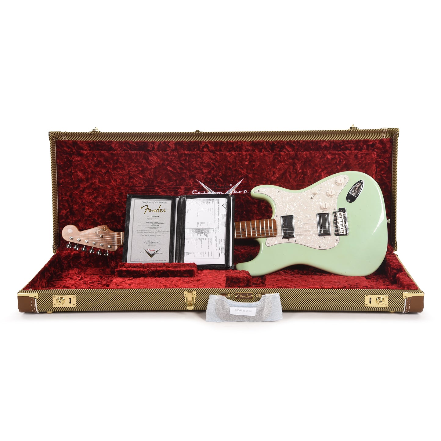 Fender Custom Shop Custom '50s Stratocaster HH Relic Aged Surf Green Apprentice Built by Dylan Del Pizzo-Howell Electric Guitars / Solid Body