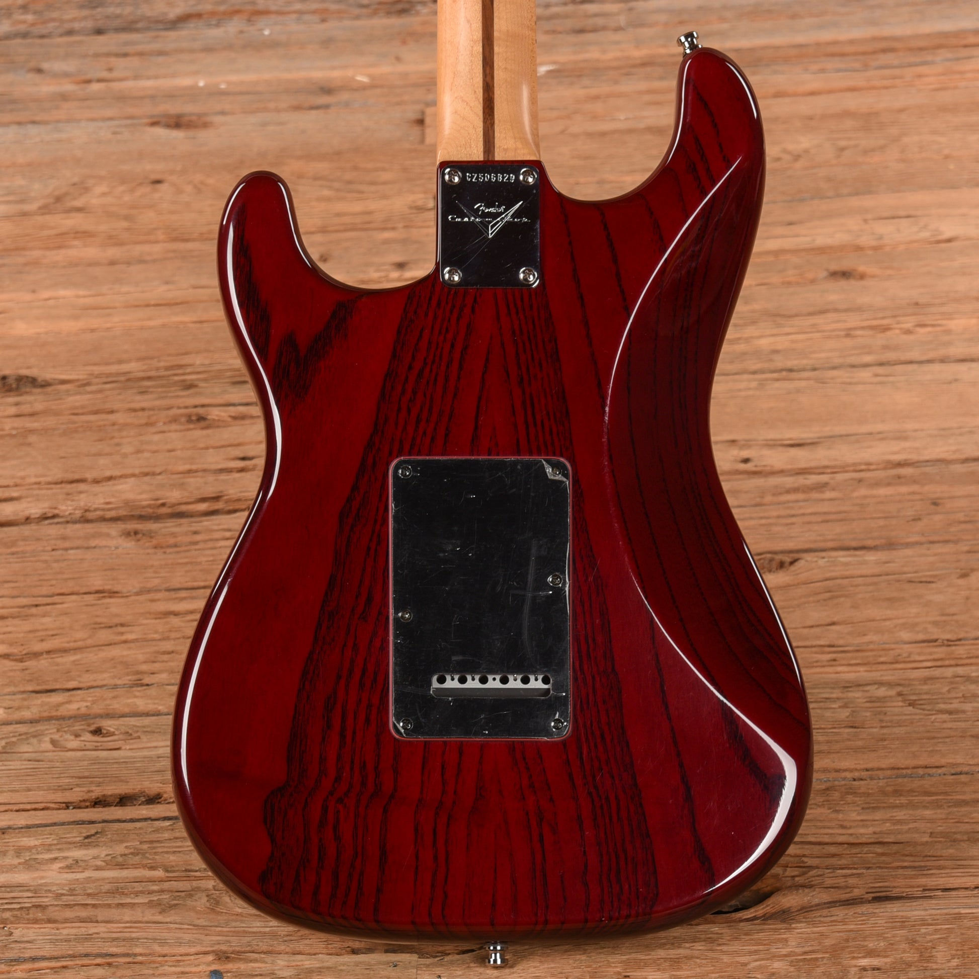 Fender Custom Shop Custom Classic Stratocaster Bing Cherry Transparent 2007 Electric Guitars / Solid Body