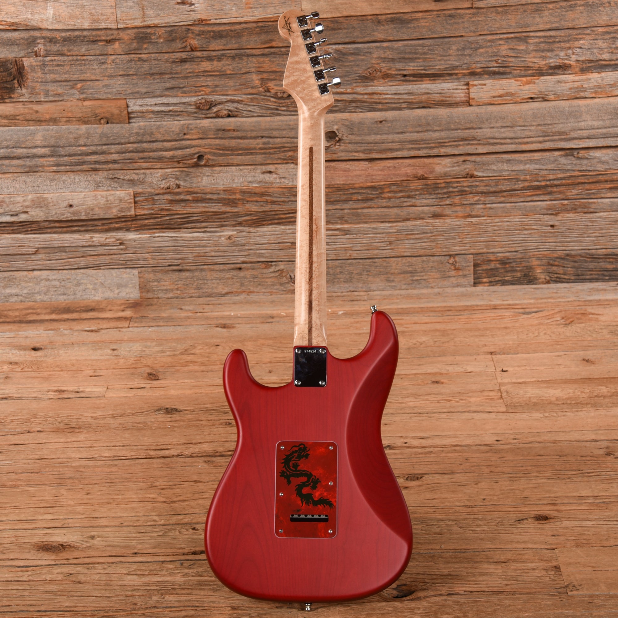 Fender Custom Shop Custom Deluxe Stratocaster Crimson Red Transparent 2013 Electric Guitars / Solid Body
