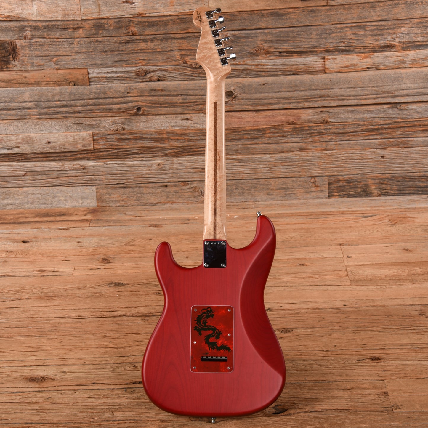 Fender Custom Shop Custom Deluxe Stratocaster Crimson Red Transparent 2013 Electric Guitars / Solid Body