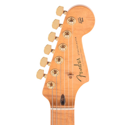 Fender Custom Shop Custom Deluxe Stratocaster NOS AAA Flame Maple Top Purple Transparent w/Lightweight Ash Body & AAA Flame Neck Electric Guitars / Solid Body