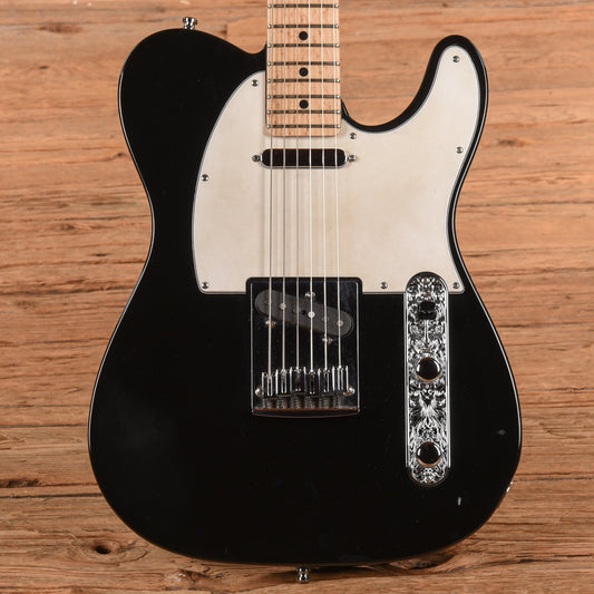 Fender Custom Shop Custom Deluxe Telecaster Black Electric Guitars / Solid Body