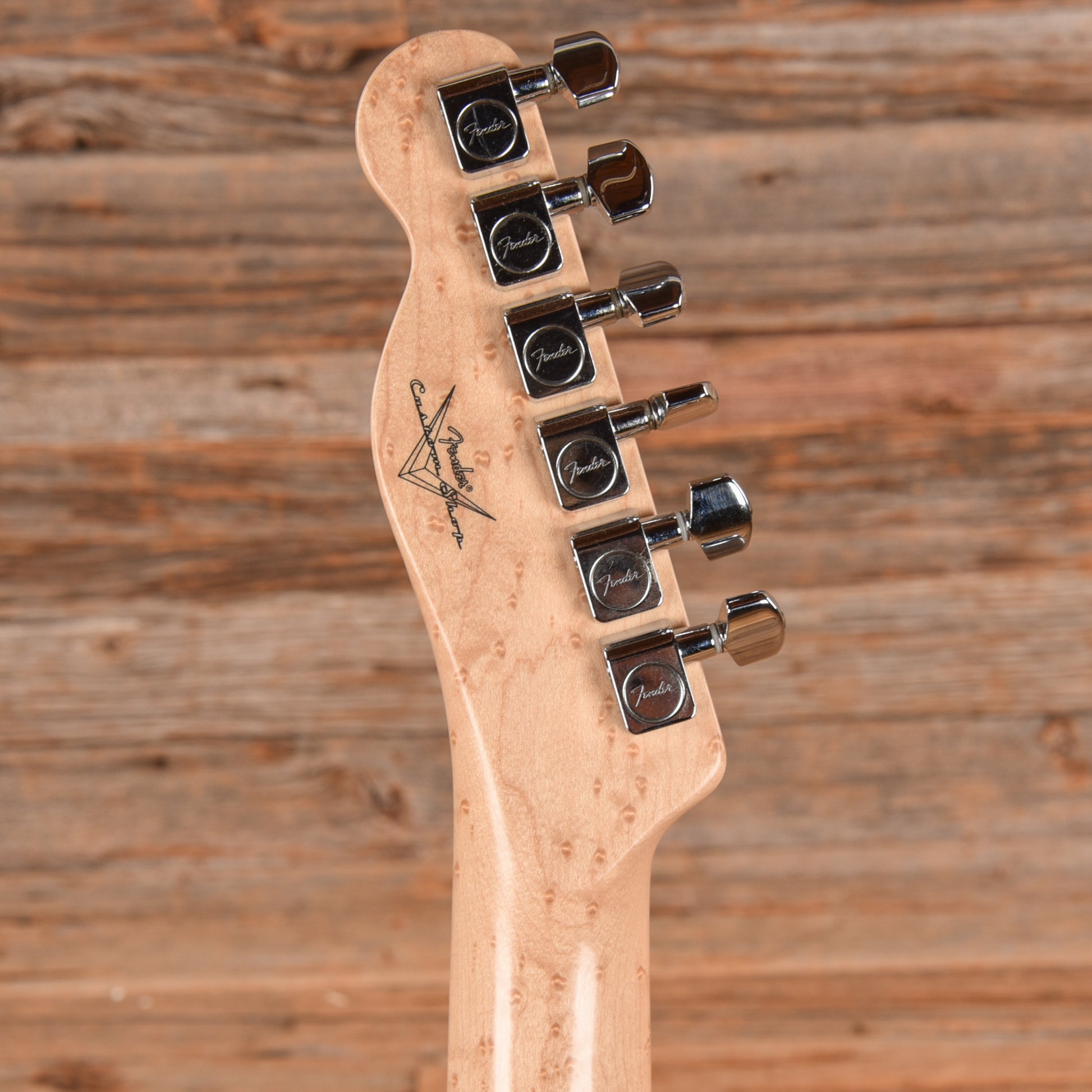 Fender Custom Shop Custom Deluxe Telecaster Black Electric Guitars / Solid Body