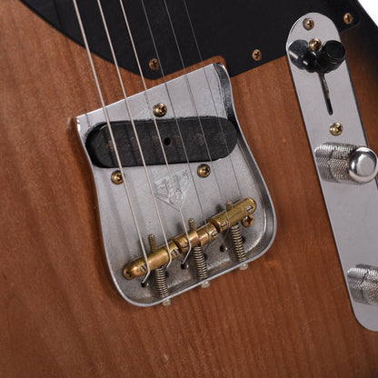 Fender Custom Shop Custom Roasted '50s Telecaster Journeyman Relic Black Burst Master Built by Kyle McMillin Electric Guitars / Solid Body