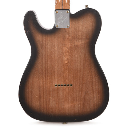 Fender Custom Shop Custom Roasted '50s Telecaster Journeyman Relic Black Burst Master Built by Kyle McMillin Electric Guitars / Solid Body