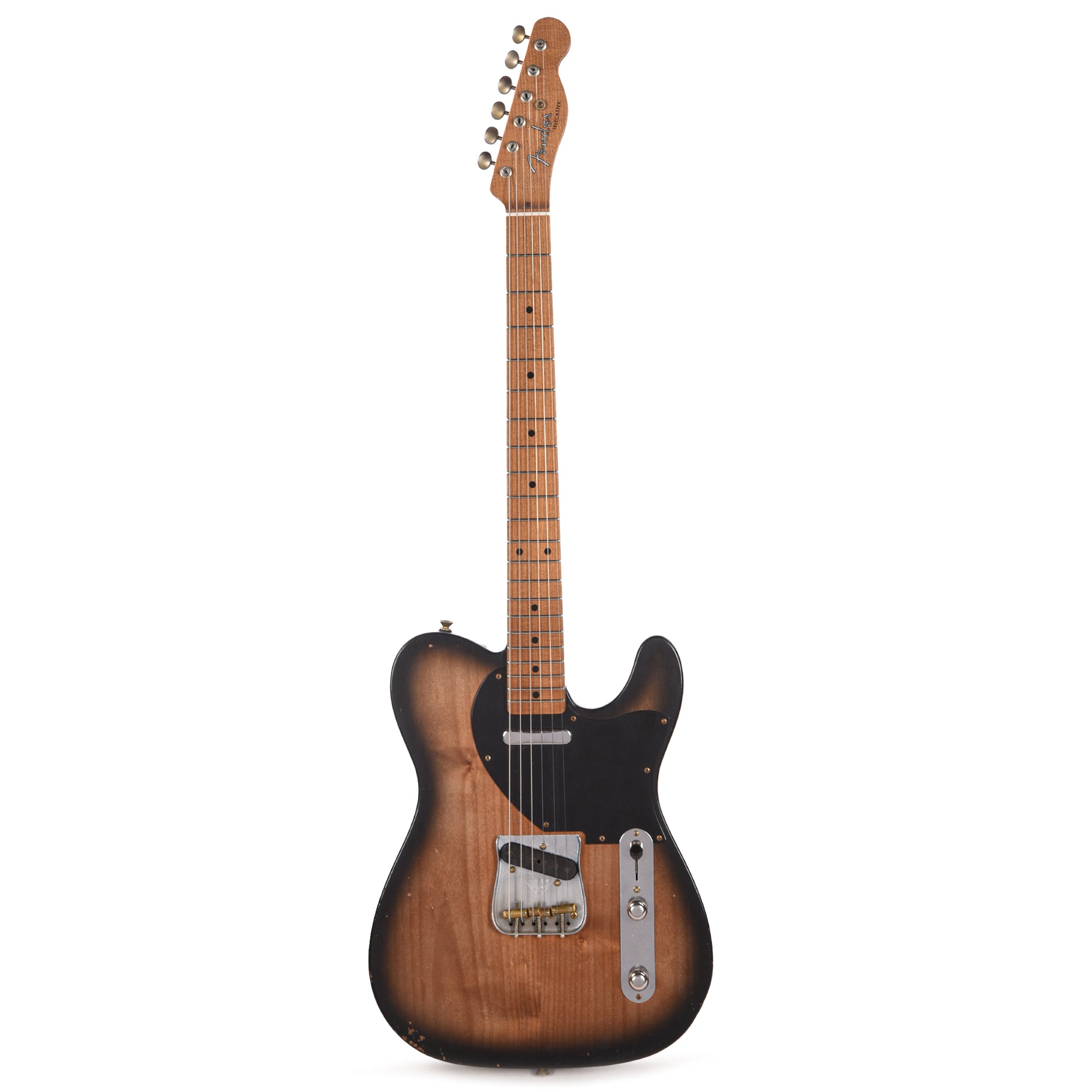 Fender Custom Shop Custom Roasted '50s Telecaster Journeyman Relic Black Burst Master Built by Kyle McMillin Electric Guitars / Solid Body