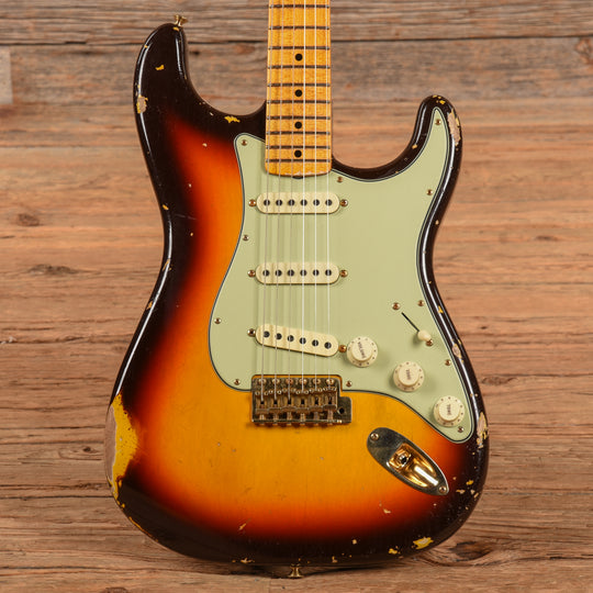 Fender Custom Shop David Brown Masterbuilt '62 Poblano Stratocaster Relic Sunburst 2023 Electric Guitars / Solid Body