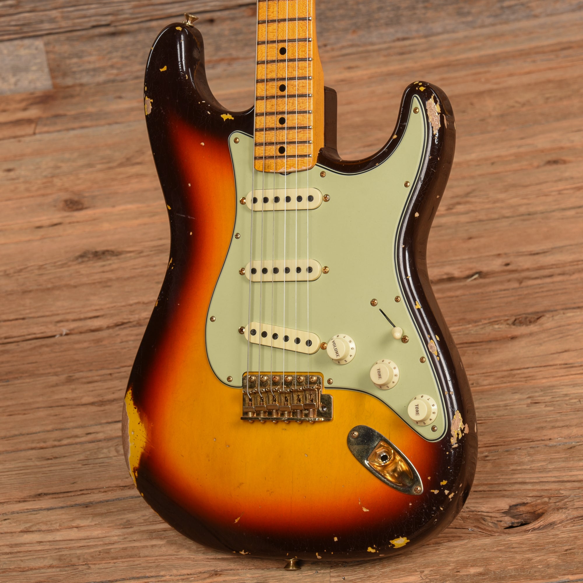 Fender Custom Shop David Brown Masterbuilt '62 Poblano Stratocaster Relic Sunburst 2023 Electric Guitars / Solid Body