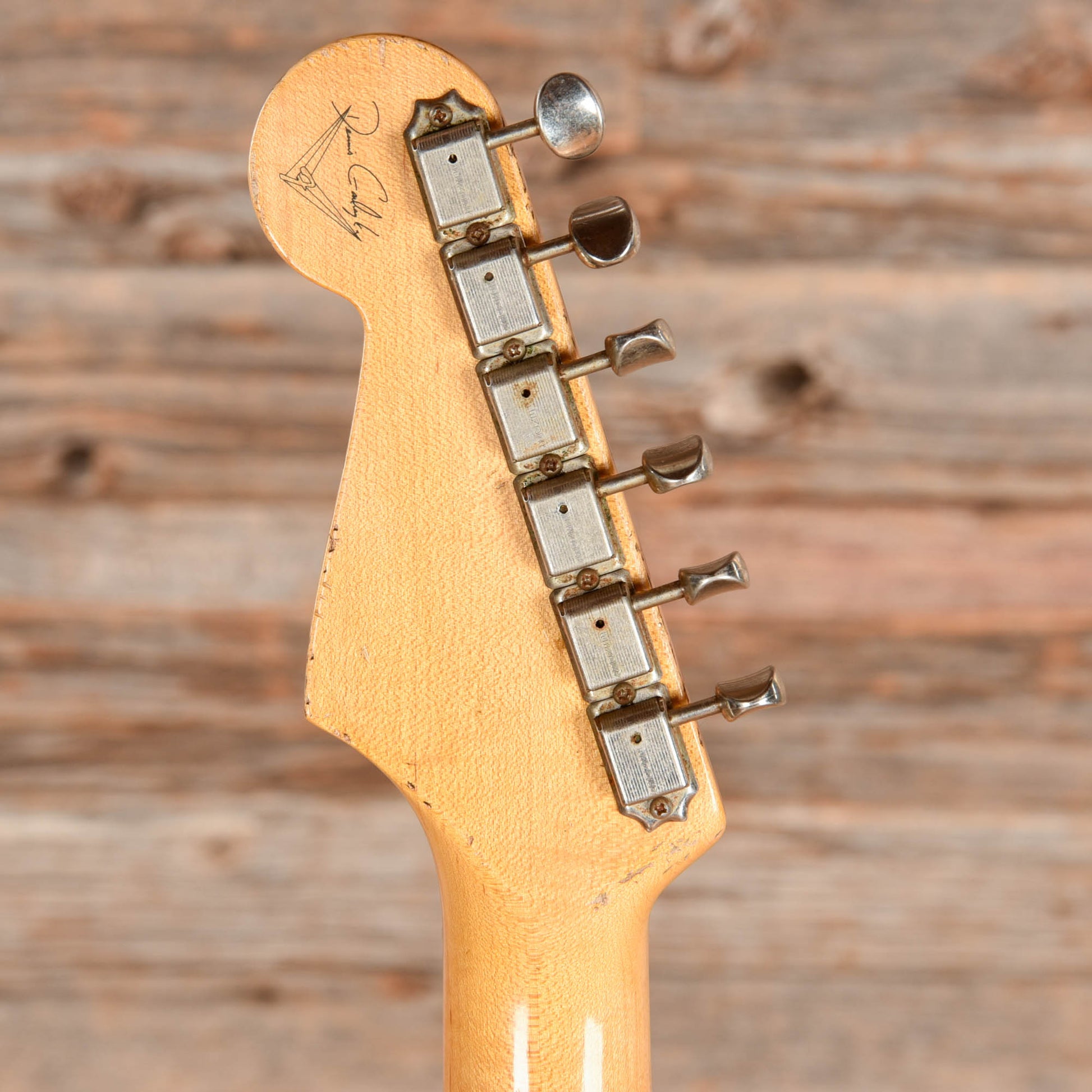 Fender Custom Shop Dennis Galuszka Masterbuilt '63 Stratocaster Journeyman Relic Aged Olympic White 2020 Electric Guitars / Solid Body