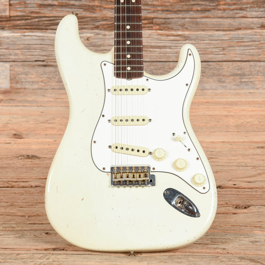 Fender Custom Shop Dennis Galuszka Masterbuilt '63 Stratocaster Journeyman Relic Aged Olympic White 2020 Electric Guitars / Solid Body
