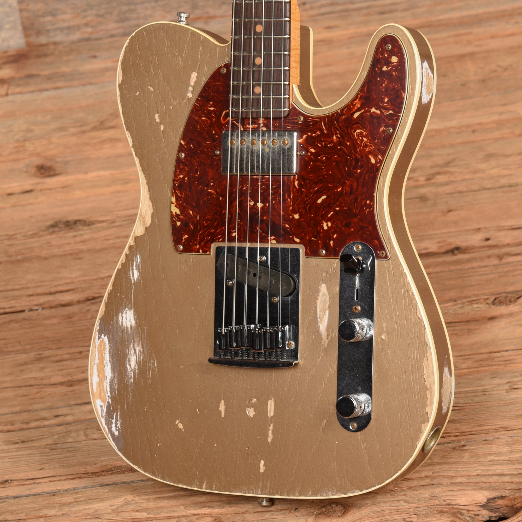 Fender Custom Shop Dennis Galuszka Masterbuilt American Custom Telecaster Relic Shoreline Gold Electric Guitars / Solid Body