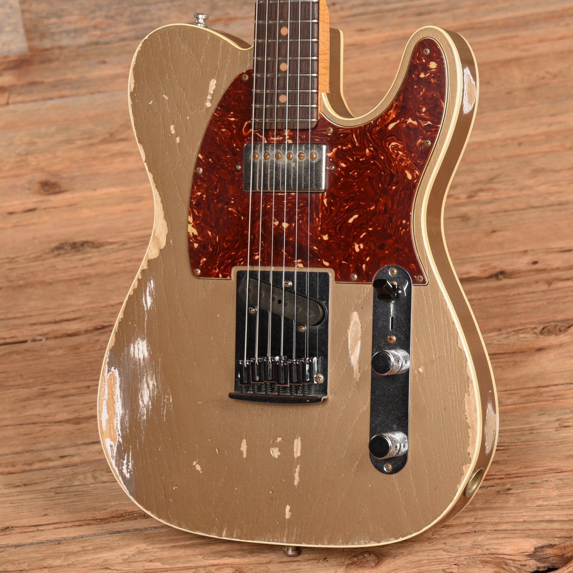 Fender Custom Shop Dennis Galuszka Masterbuilt American Custom Telecaster Relic Shoreline Gold Electric Guitars / Solid Body