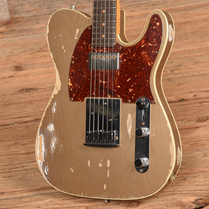 Fender Custom Shop Dennis Galuszka Masterbuilt American Custom Telecaster Relic Shoreline Gold Electric Guitars / Solid Body