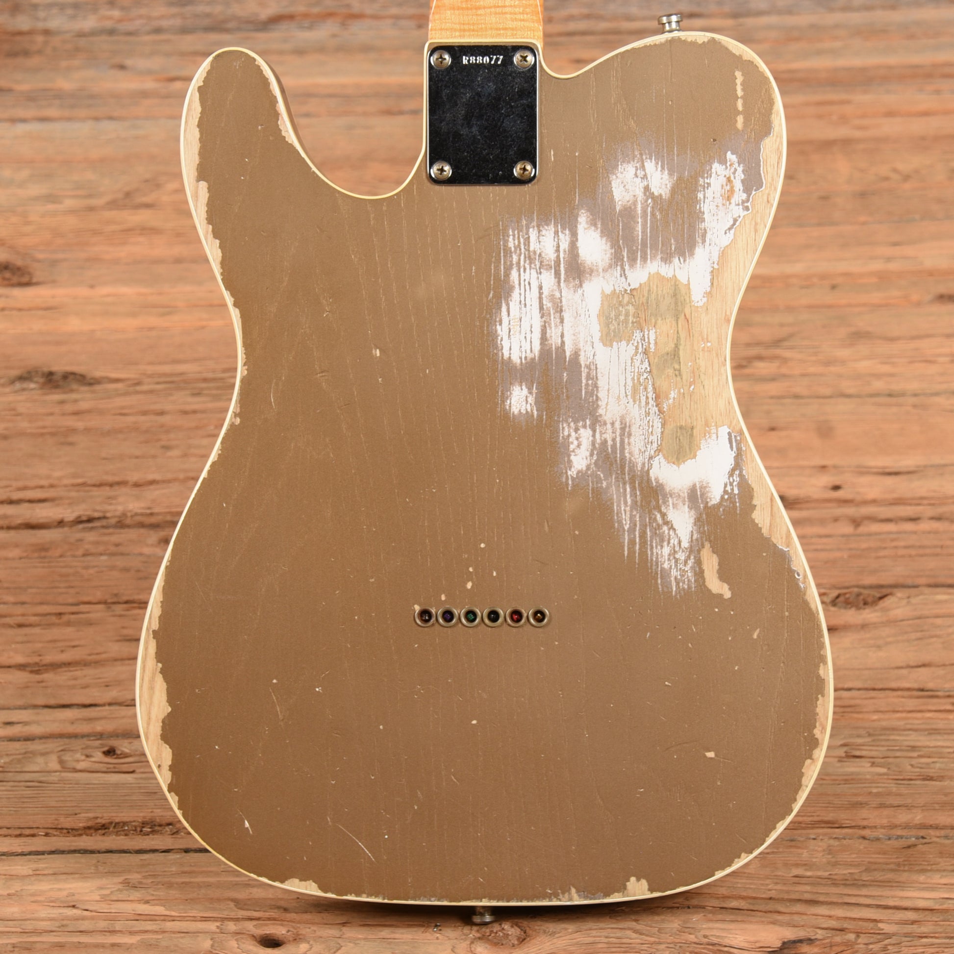 Fender Custom Shop Dennis Galuszka Masterbuilt American Custom Telecaster Relic Shoreline Gold Electric Guitars / Solid Body