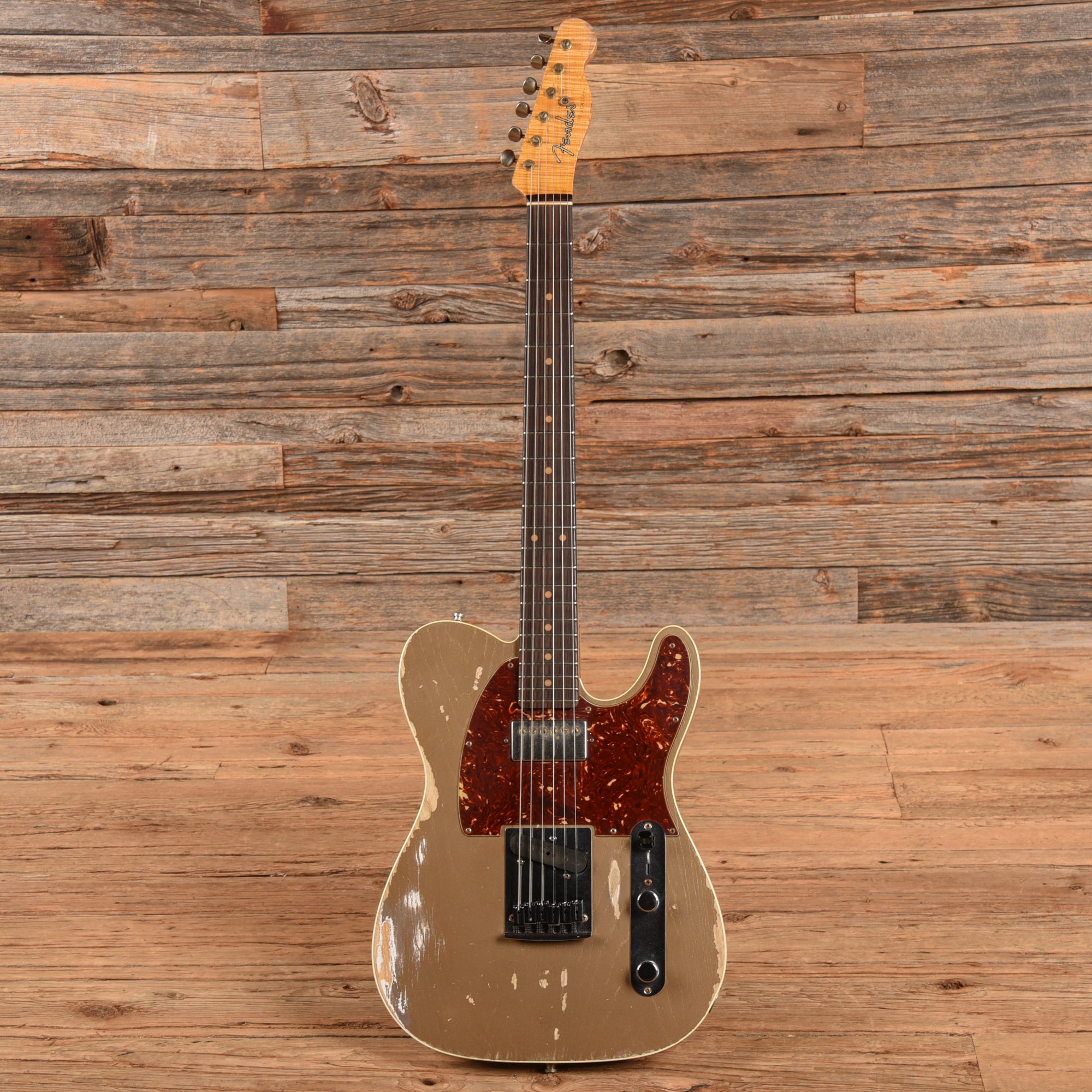 Fender Custom Shop Dennis Galuszka Masterbuilt American Custom Telecaster Relic Shoreline Gold Electric Guitars / Solid Body