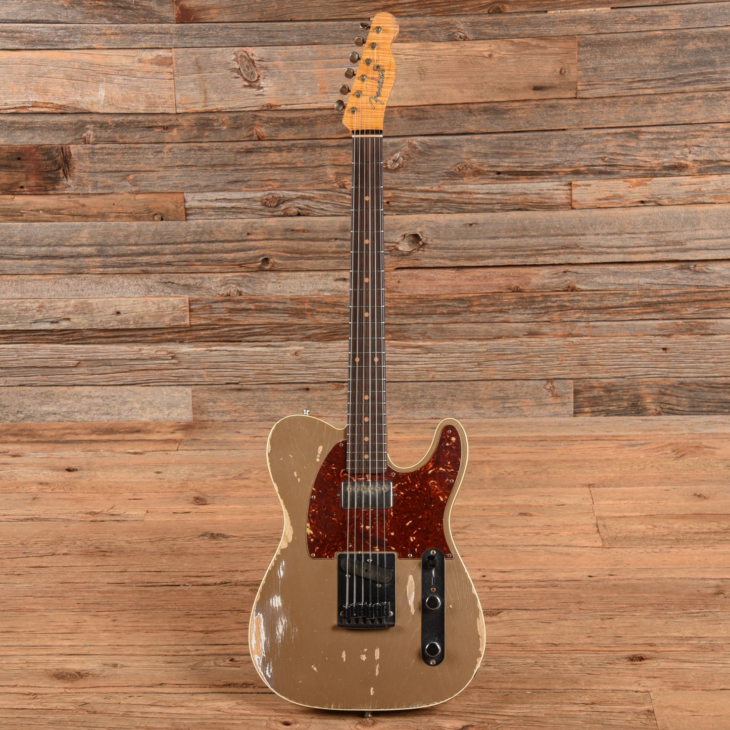 Fender Custom Shop Dennis Galuszka Masterbuilt American Custom Telecaster Relic Shoreline Gold Electric Guitars / Solid Body