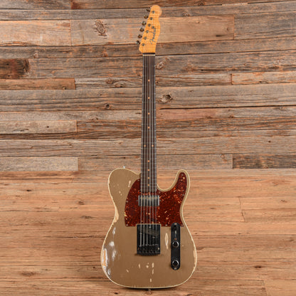 Fender Custom Shop Dennis Galuszka Masterbuilt American Custom Telecaster Relic Shoreline Gold Electric Guitars / Solid Body