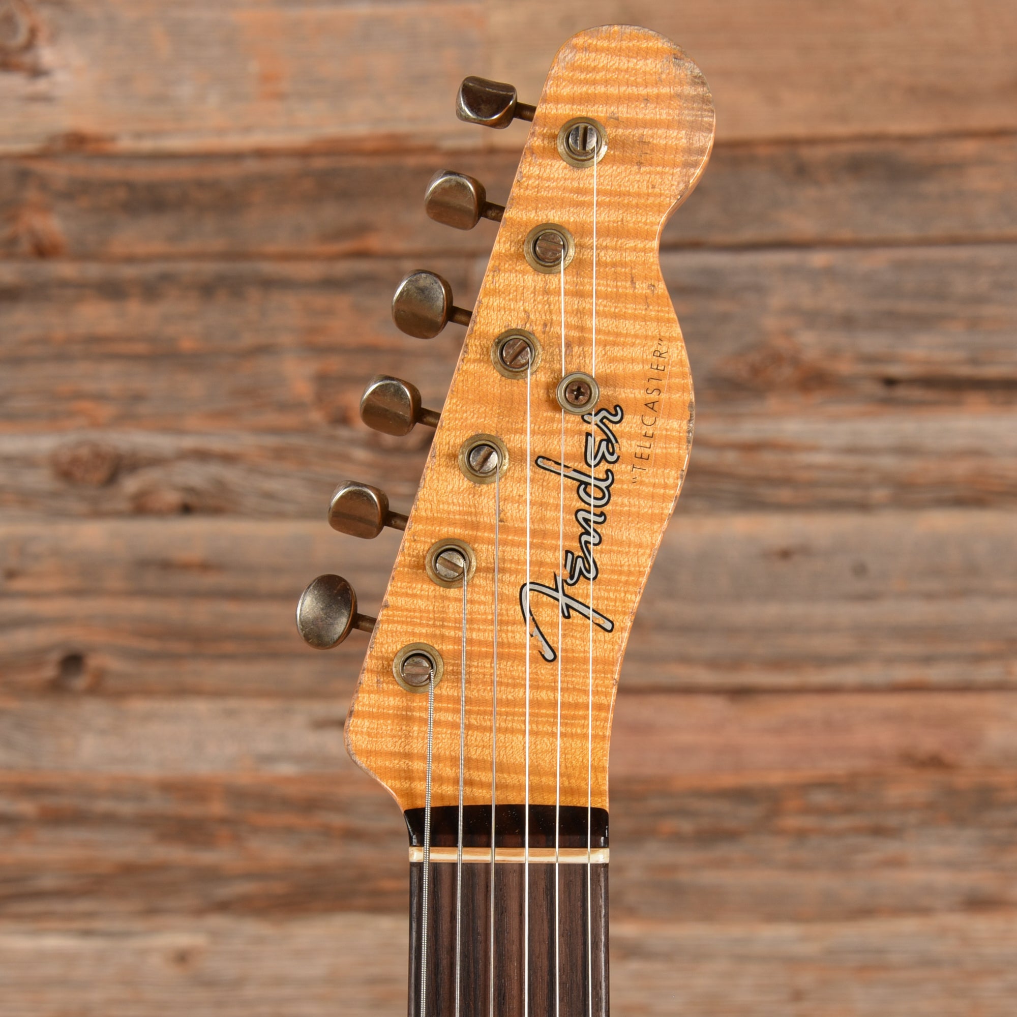 Fender Custom Shop Dennis Galuszka Masterbuilt American Custom Telecaster Relic Shoreline Gold Electric Guitars / Solid Body