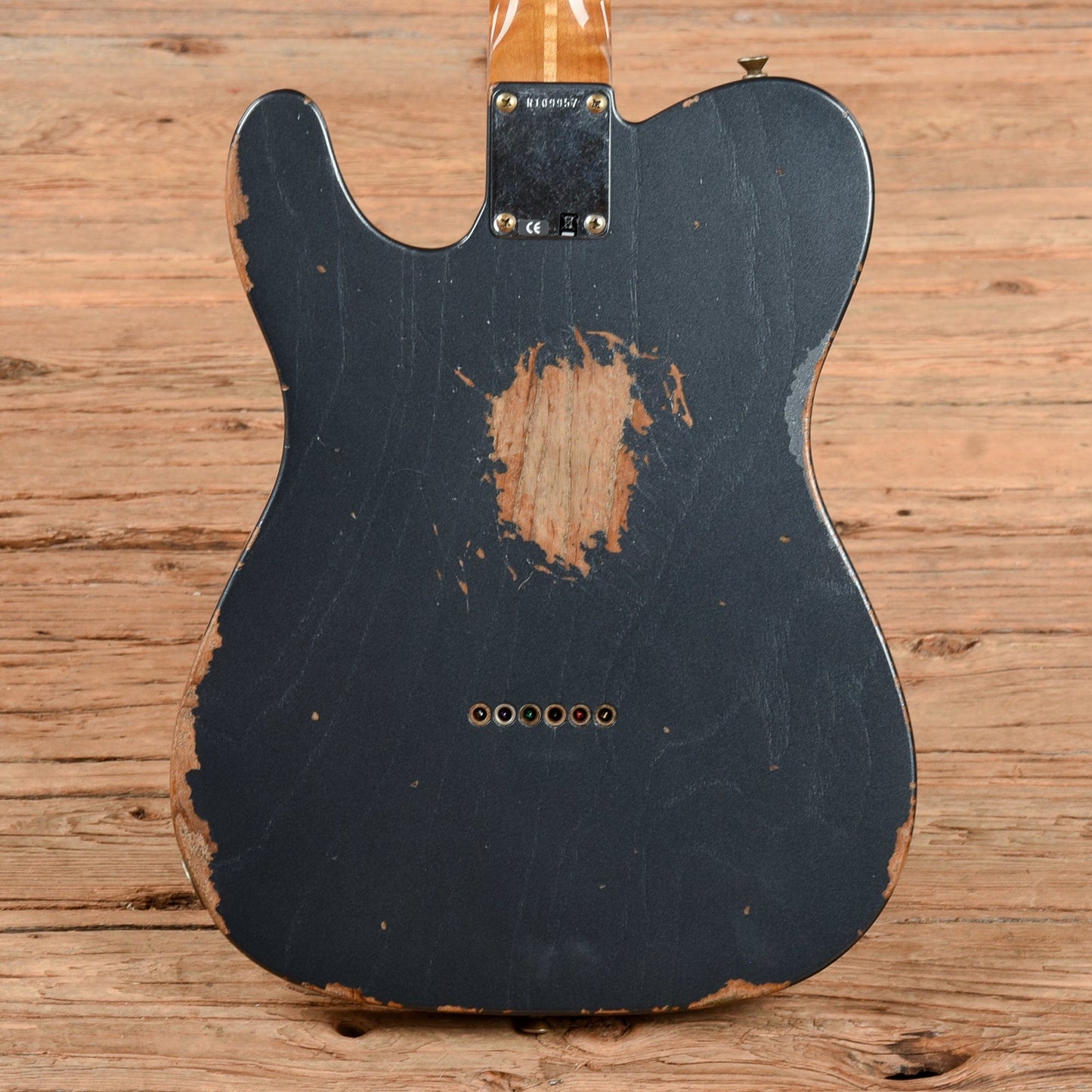 Fender Custom Shop "Eddie's Guitars" 57 Telecaster Relic Charcoal Frost Metallic 2020 Electric Guitars / Solid Body