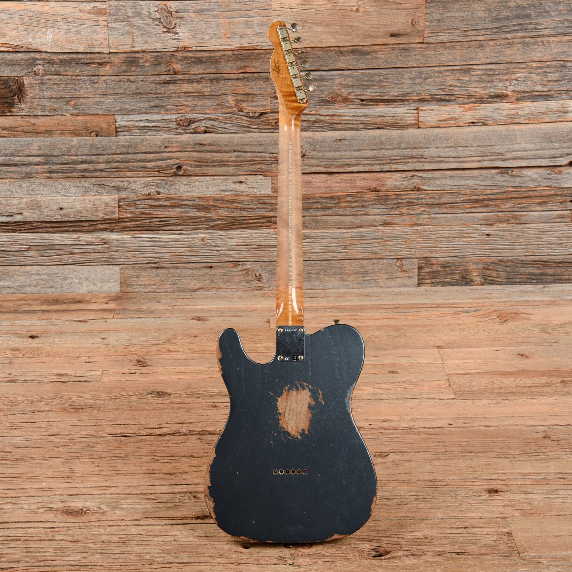 Fender Custom Shop "Eddie's Guitars" 57 Telecaster Relic Charcoal Frost Metallic 2020 Electric Guitars / Solid Body