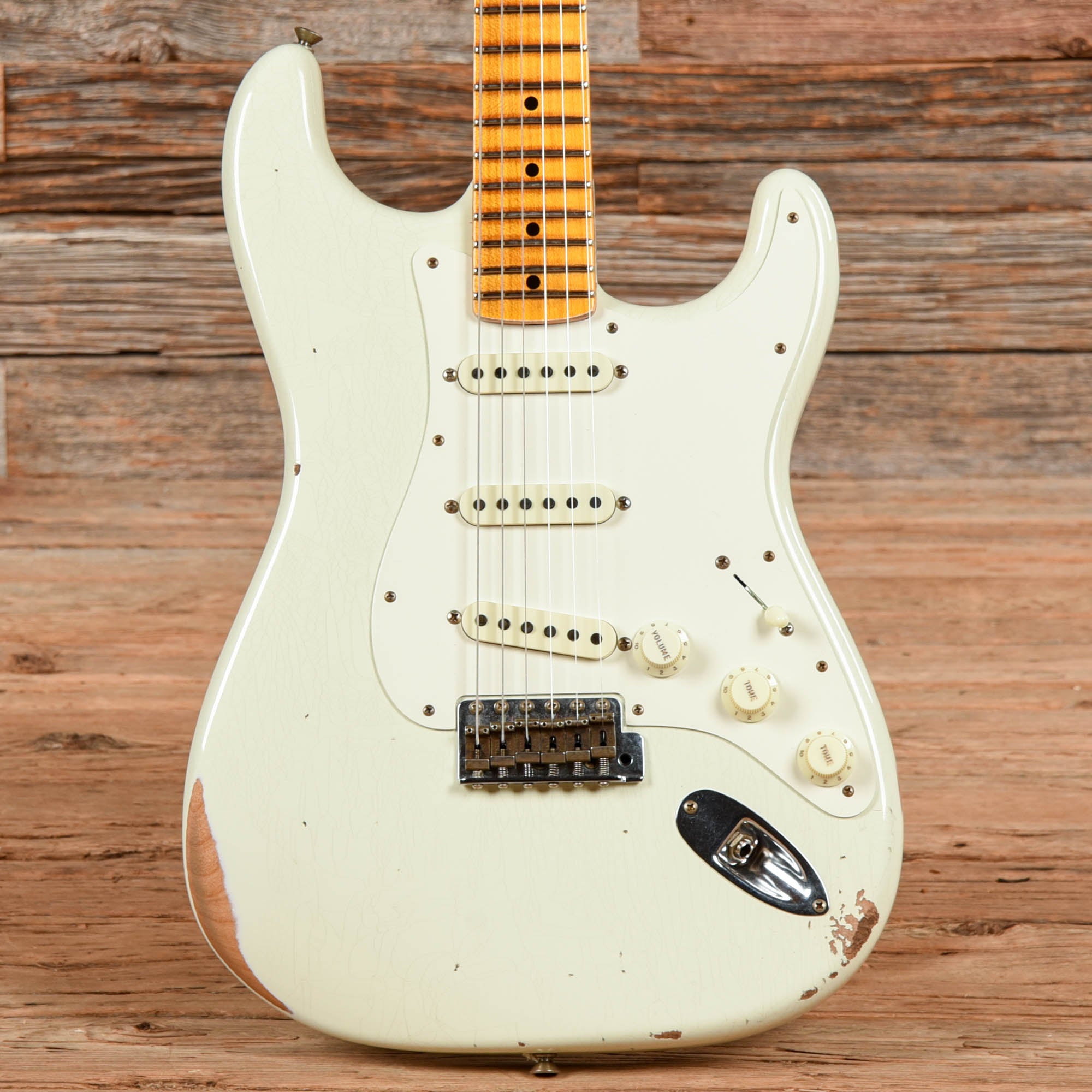 Fender Custom Shop Fat 50's Stratocaster Relic India Ivory 2023 Electric Guitars / Solid Body