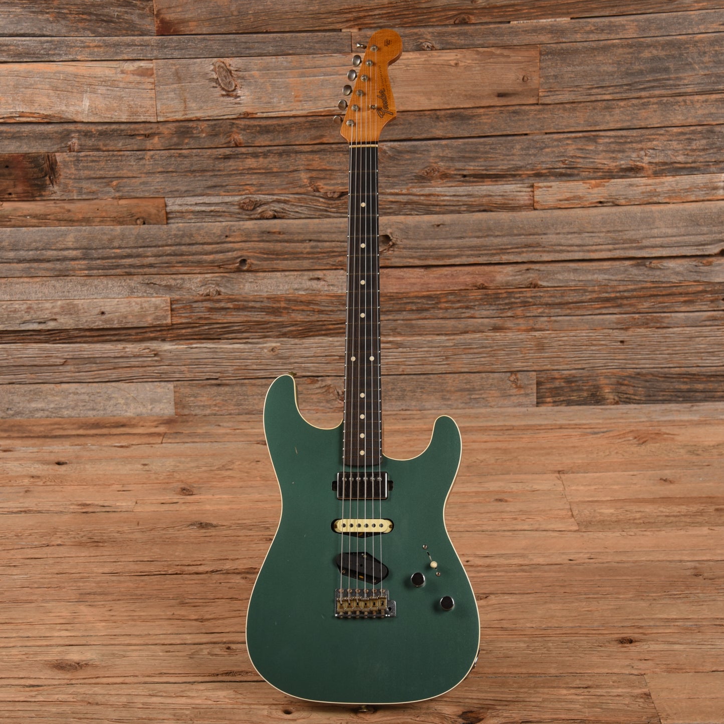 Fender Custom Shop GC Stratocaster HST Journeyman Relic Sherwood Green Metallic 2021 Electric Guitars / Solid Body